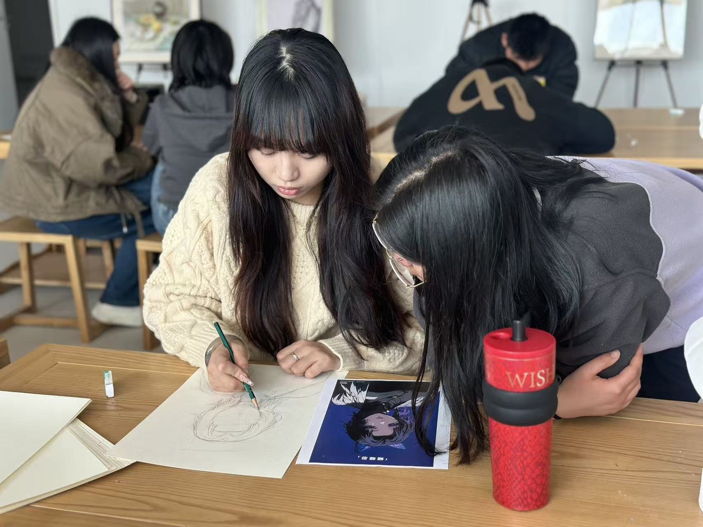 专业课 一对一改画